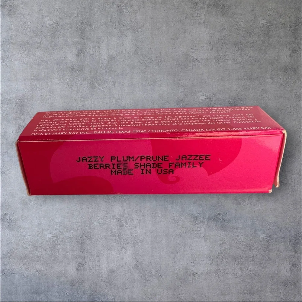Mary Kay MK Signature Creme Lipstick Women .13oz‎ Jazzy Plum 2676/267600 NEW Box